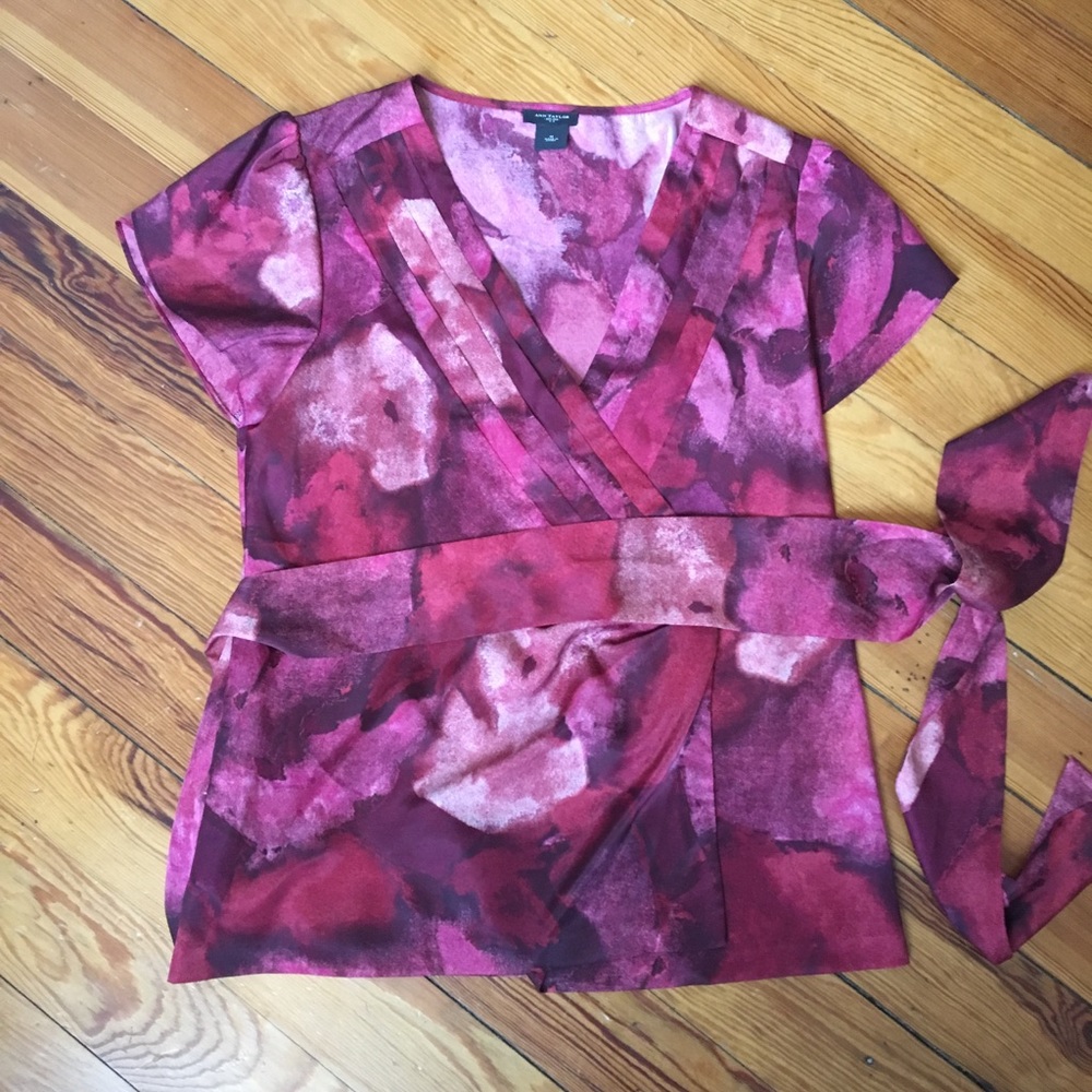 Ann Taylor wrap top
